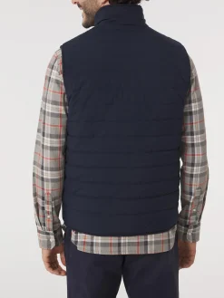 Doudoune Sans Manches Homme Imperméable Marine JOSEFSAN
