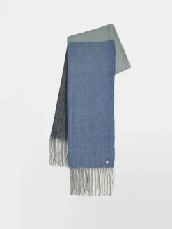 Echarpe Femme Douce & Chaude Bleu & Vert BIGERCH