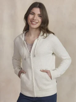 Gilet Femme Coton Laine Blanc ENOLAGIL