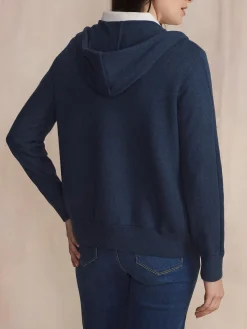 Gilet Femme Coton Laine Bleu ENOLAGIL
