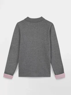Gilet Gris Chine Manches Longues Gris PIARAGIL