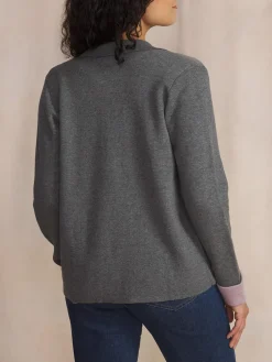 Gilet Gris Chine Manches Longues Gris PIARAGIL