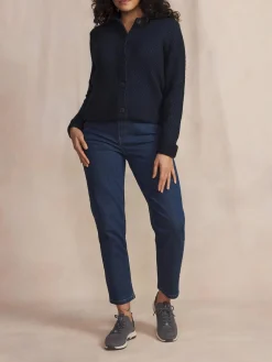 Gilet Marine Manches Longues Bleu JANANGIL