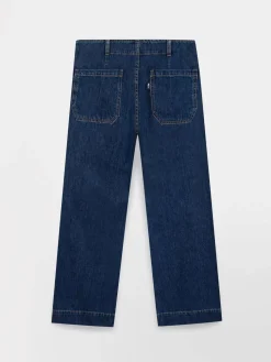 Jean Femme Coupe Large Bleu FAHRAHUI