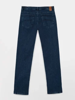 Jean Homme Ceinture Semi-élastiquée avec passants Indigo BENJIPOC