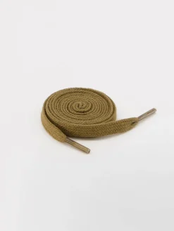 Lacets Plats Mixtes Coton Vert
