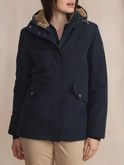 Manteau Femme Intérieur Sherpa Dessus Marine JUDITMAN