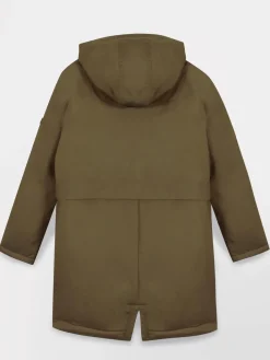 Manteau Long Femme Imperméable A Capuche Marron SUSANLON
