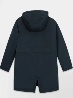 Manteau Long Femme Imperméable A Capuche Marine SUSANLON