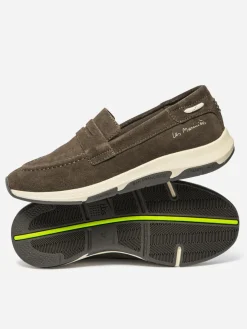 Mocassin Femme Cuir Chocolat JELIMOC