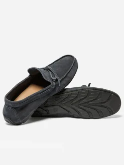 Mocassins Homme Cuir Velours Marine SAWTELL
