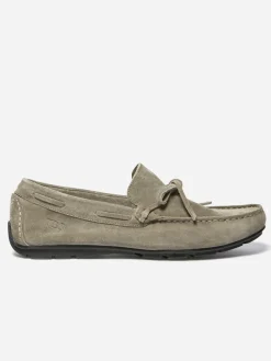 Mocassins Homme Cuir Velours Kaki SAWTELL