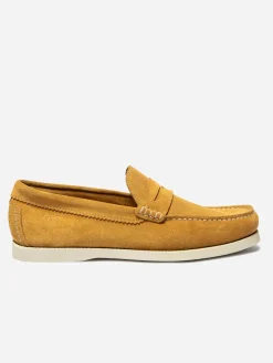 Mocassins Homme Souple Cuir Jaune PALERME