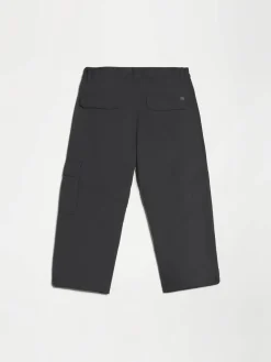 Pantacourt Homme Ceinture Semi-élastiquée Noir FUPPACOU