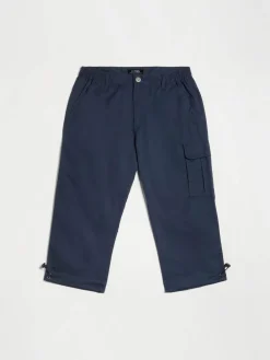 Pantacourt Homme Ceinture Semi-élastiquée Marine FUPPACOU