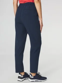 Pantalon Fluide Femme Ceinture élastiquée Marine LINNAPAN