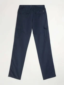Pantalon Homme Cargo Ceinture Elastiquée Marine