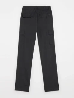 Pantalon Homme Ceinture Semi-élastiquée Noir FUPPACOT
