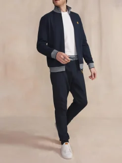 Pantalon Homme Molleton Ceinture Elastiquée Marine LOANNJOG
