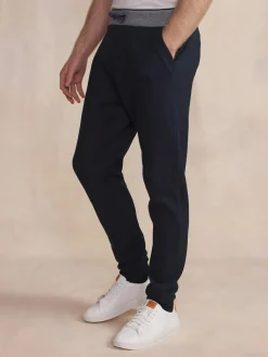 Pantalon Homme Molleton Ceinture Elastiquée Marine LOANNJOG