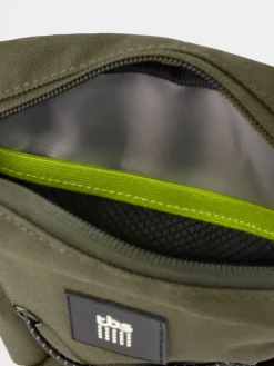Pochette Bandoulière Homme Matière Recyclée Kaki FLEXCROS