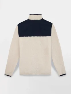 Polaire sherpa homme ecru KUSEYZIP