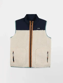 Polaire sherpa homme ecru KUSEYSAN
