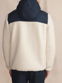Polaire Sherpa Manches Longues Blanc LORISZIP