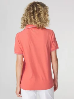 Polo Femme Coton Bio Rose ADINAPOL