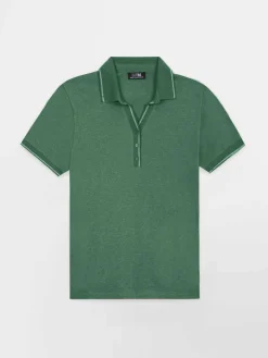 Polo Femme Coton Bio Vert ADINAPOL