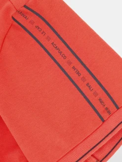 Polo Femme Piqué Rouge IRRISPOL