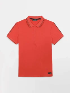 Polo Femme Piqué Rouge IRRISPOL