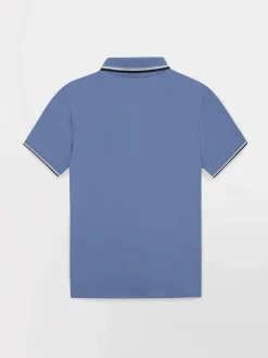 Polo Homme Coton Biologique Bleu YVANEPOL