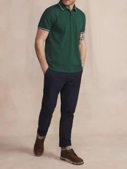 Polo Homme Coton Biologique Vert YVANEPOL
