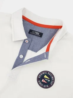 Polo Homme Coupe Ajustée Blanc VOLDAPOL