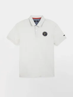 Polo Homme Coupe Ajustée Blanc VOLDAPOL