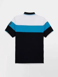 Polo Homme Coupe Ajustée Bleu et Blanc EVANSPOL