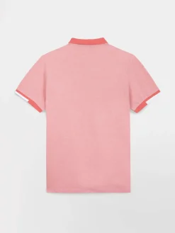 Polo Homme Coupe Ajustée Piqué Rouge JERODPOL