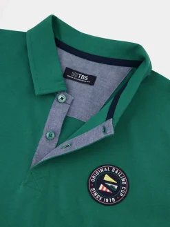 Polo Homme Coupe Ajustée Vert VOLDAPOL