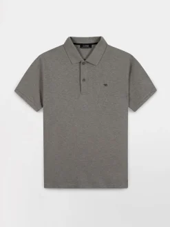 Polo homme gris chine LICIOPOL