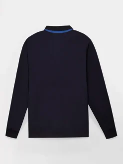 Polo Homme Jersey Coton Epais Bleu JONNAPOL