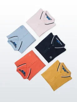 Polo Homme Manches Courtes Coton Biologique Blanc