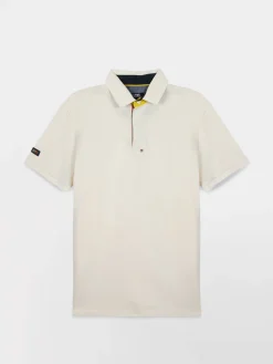 Polo Homme Piqué Blanc CLIDEPOL