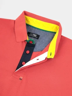 Polo Homme Piqué Rouge CLIDEPOL