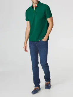 Polo Homme Piqué Vert CLIDEPOL