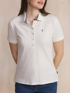 Polo Manches Courtes Blanc LEYLAPOL