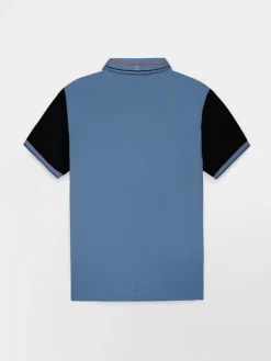 Polo Manches Courtes Bleu IONASPOL