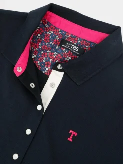 Polo Manches Courtes Bleu LEYLAPOL
