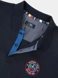 Polo Manches Courtes Bleu VALDEPOL