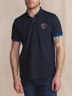 Polo Manches Courtes Bleu VALDEPOL